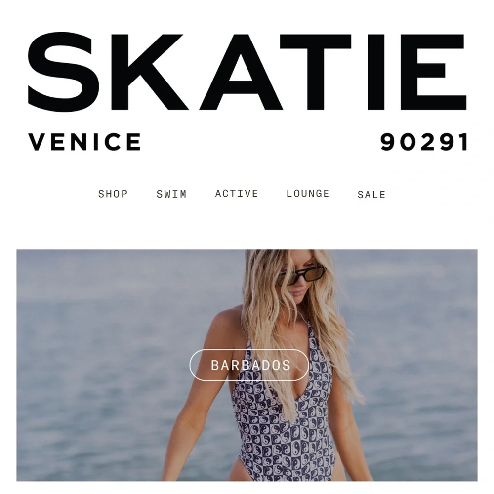 Skatie Swim One-piece - Zoey - Barbados XS